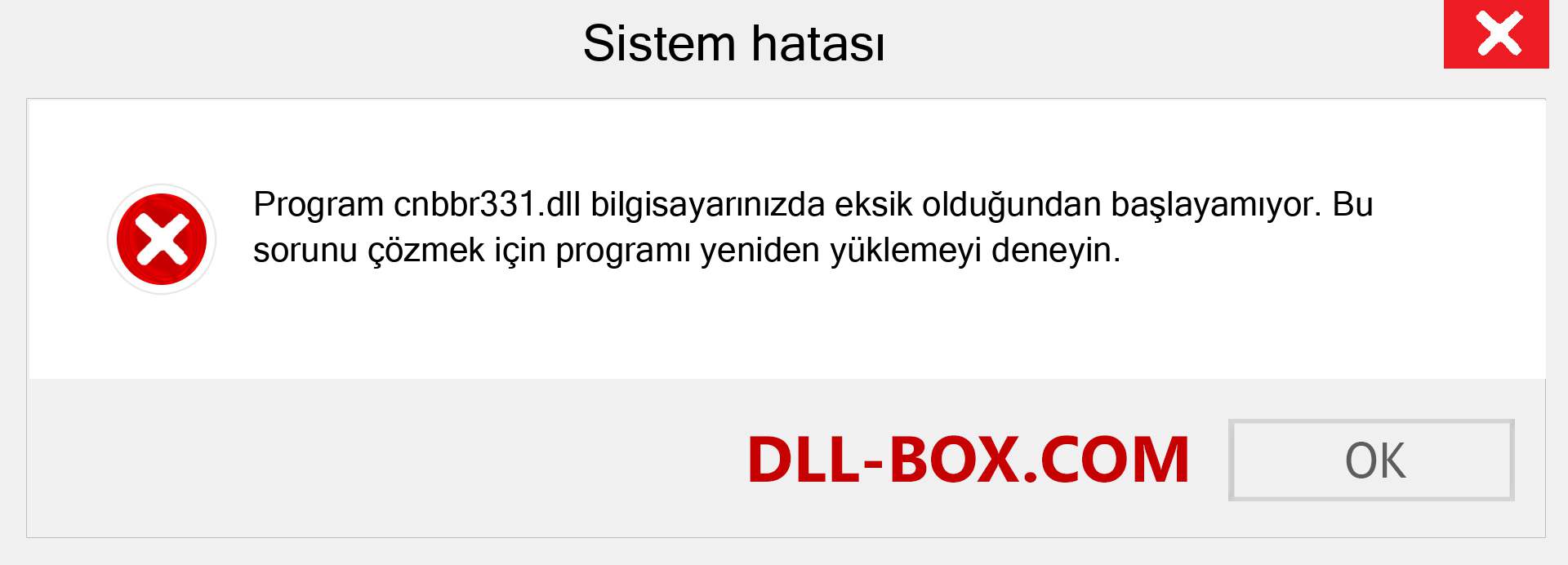 cnbbr331.dll dosyası eksik mi? Windows 7, 8, 10 için İndirin - Windows'ta cnbbr331 dll Eksik Hatasını Düzeltin, fotoğraflar, resimler